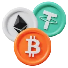 All cryptocurrencies are supported at 24 Slots Online Casino